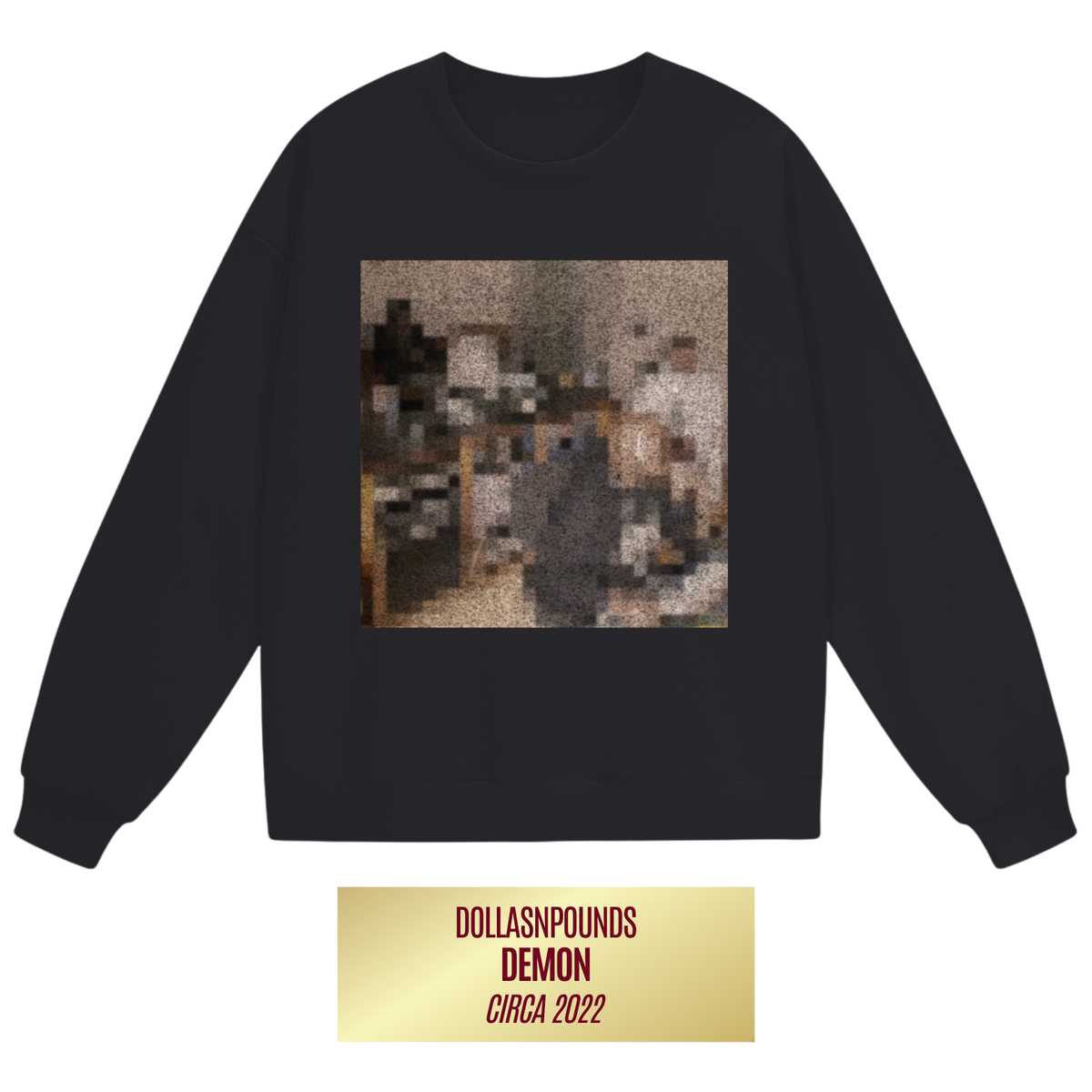 "Demon" Oversized Fleece Sweatshirt