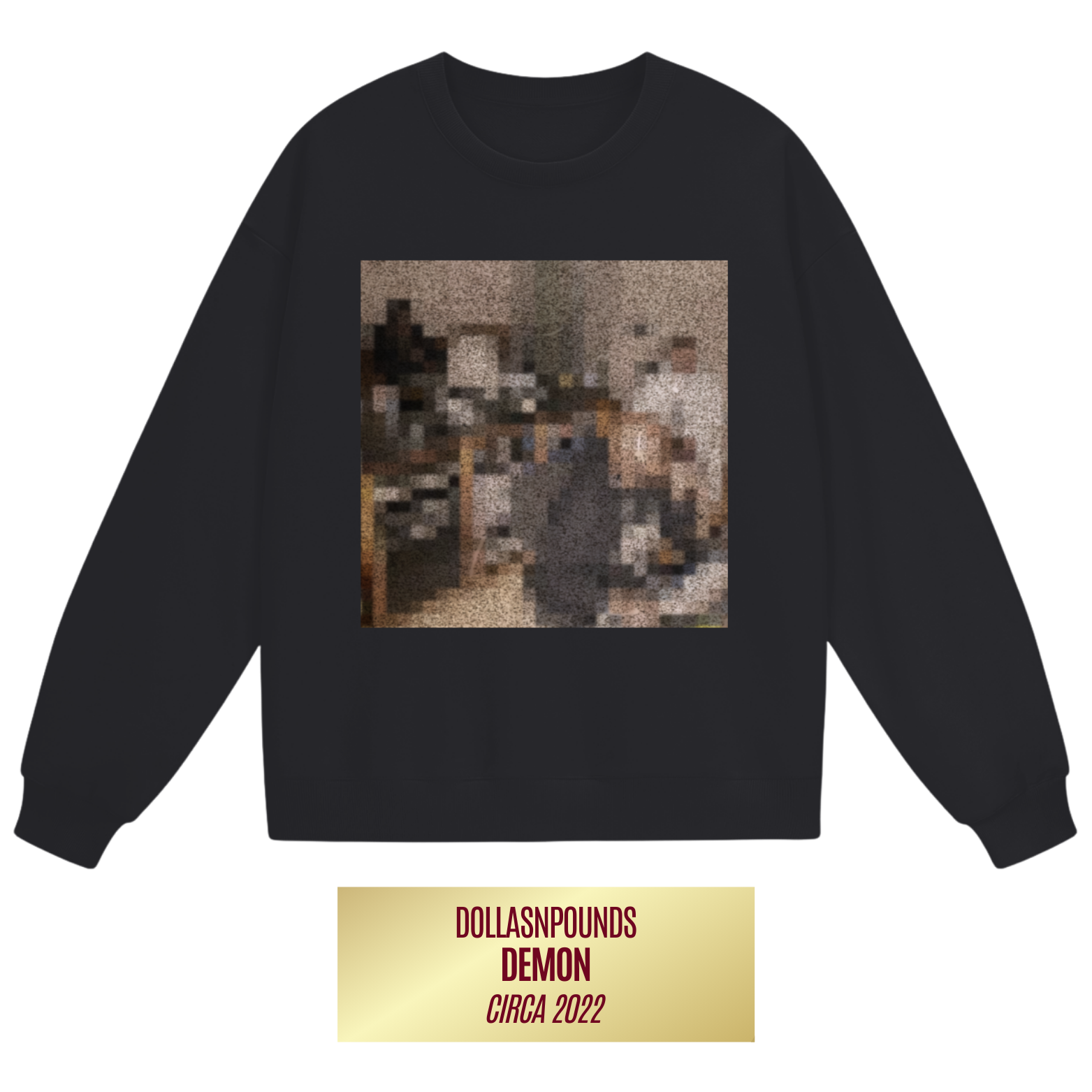 "Demon" Oversized Fleece Sweatshirt